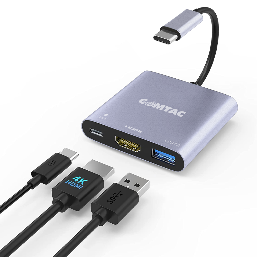 Thumbnail 2 do Adaptador de USB C para AV Digital Multiportas USB 3.0 + HDMI + USB C