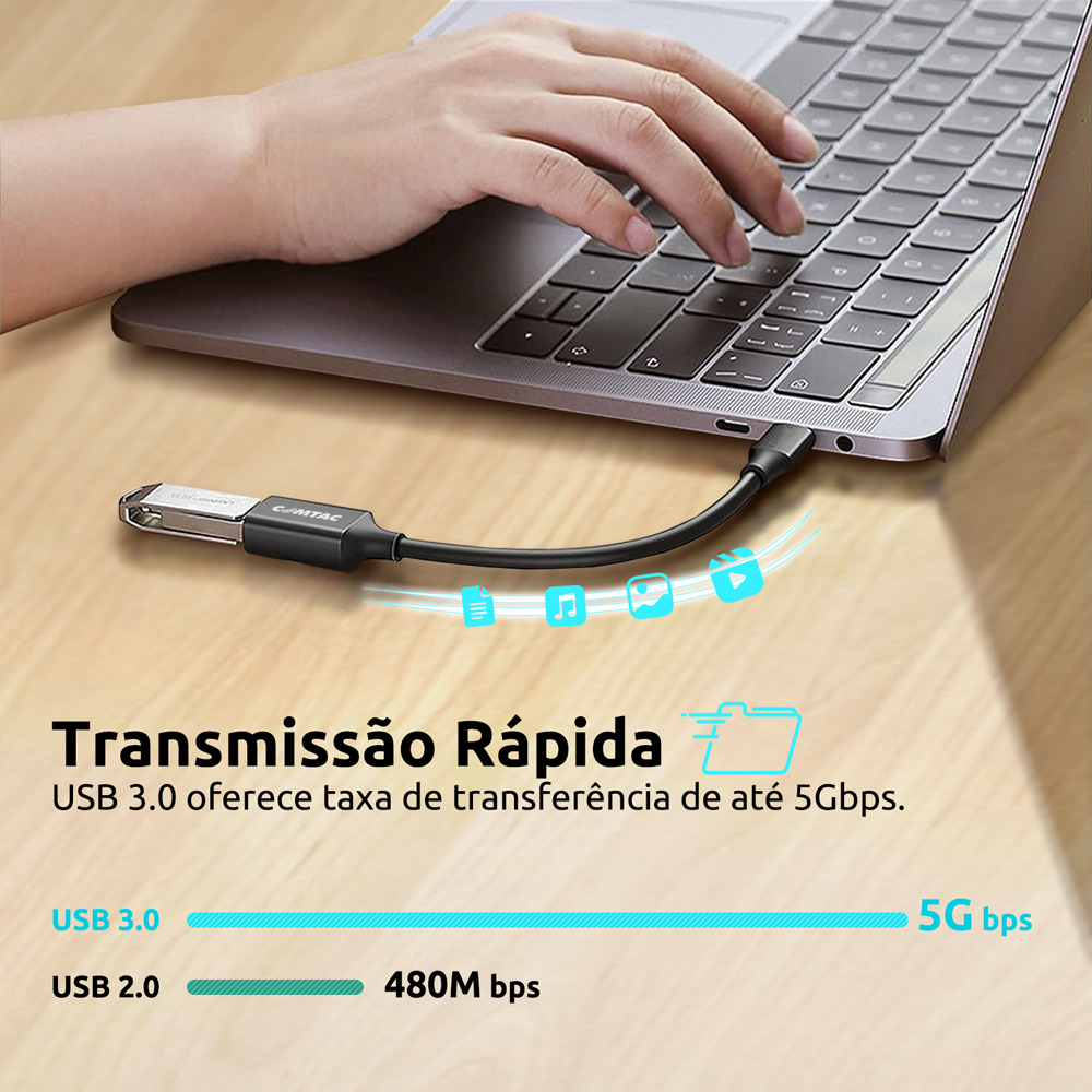 Thumbnail 6 do Cabo USB-C Extensor para USB 3.0 fêmea - 0.2 metro