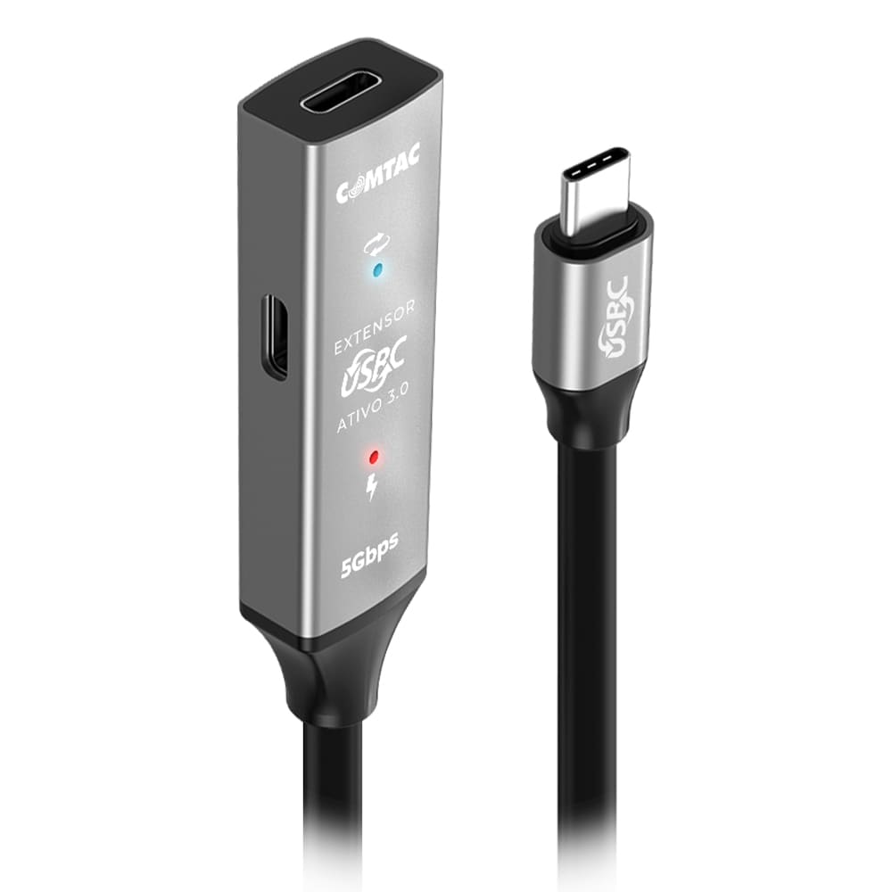 Thumbnail 4 do Cabo Extensor USB-C 3.0 com Amplificador de Sinal Ativo - 10 Metros