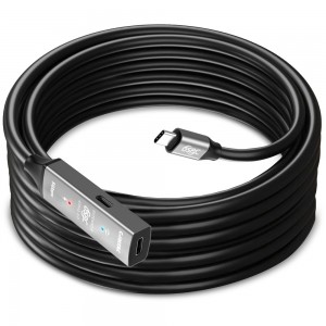 Cabo Extensor USB-C 3.0 com Amplificador de Sinal Ativo - 10 Metros