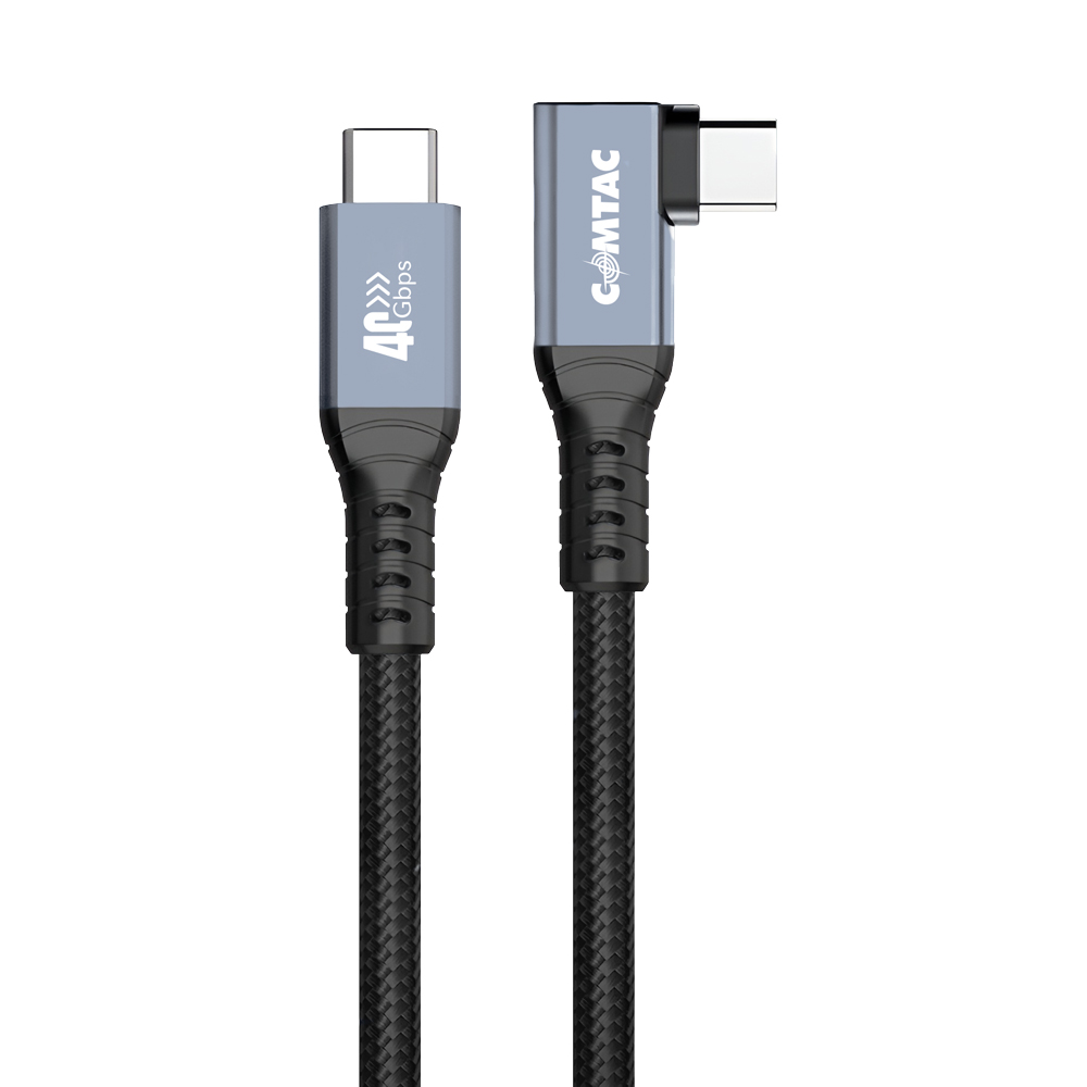 Thumbnail 2 do Cabo USB4 Type-C 90° 40Gbps 240W Thunderbolt 3/4 - PD 3.1 - 8K - 2 metros