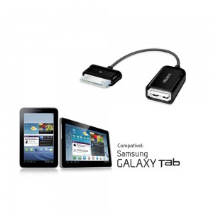 Cabo OTG Galaxy - Dock 30 pinos para USB femea