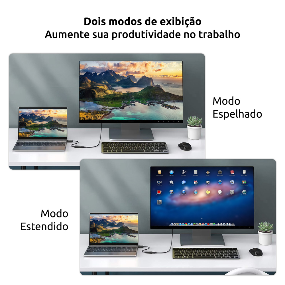 Thumbnail 7 do Conversor DisplayPort para HDMI 4K – 20 cm