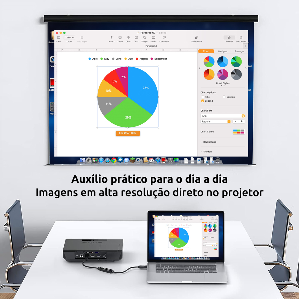 Thumbnail 9 do Conversor DisplayPort para HDMI 4K – 20 cm