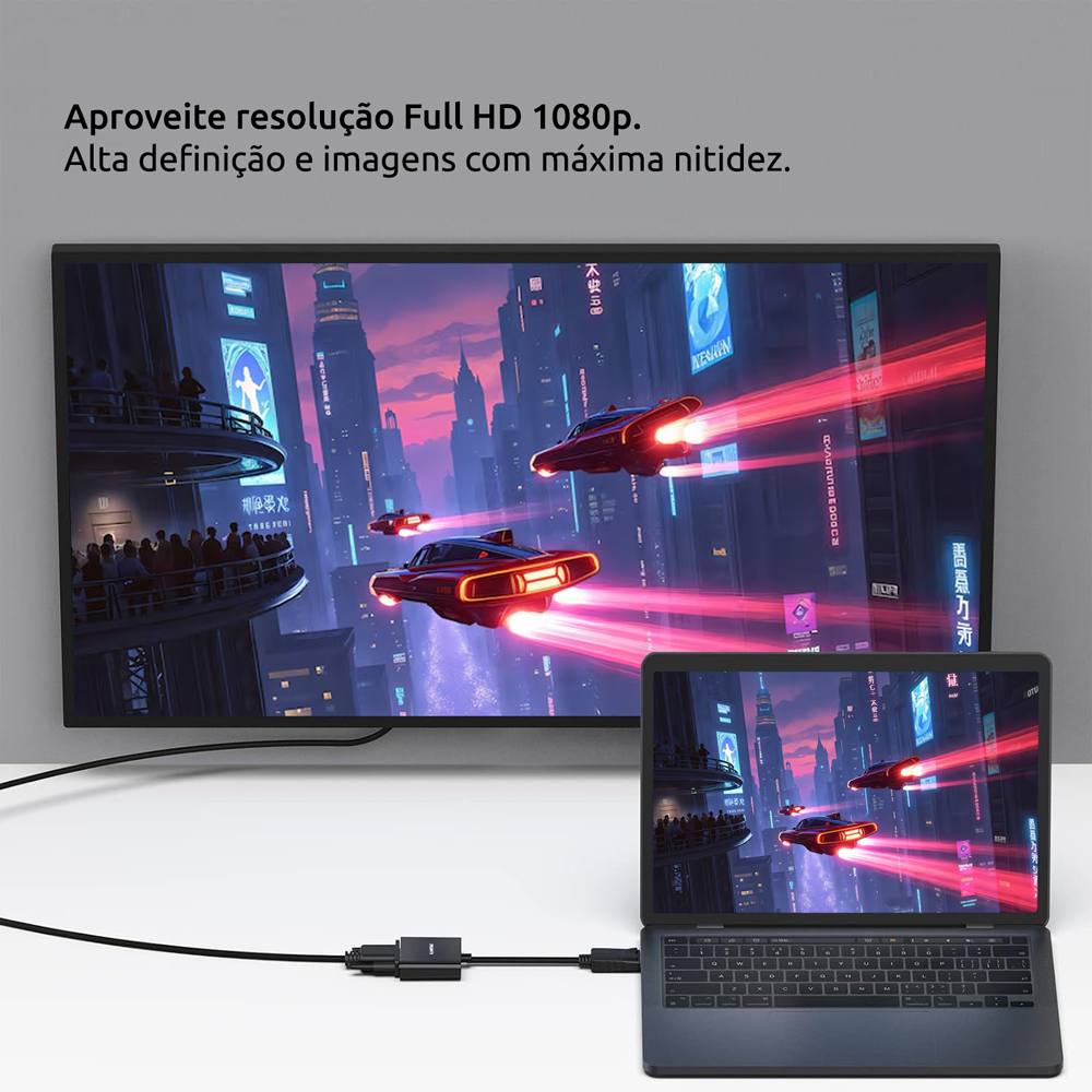 Thumbnail 7 do Conversor DisplayPort para VGA Full HD - 15 cm