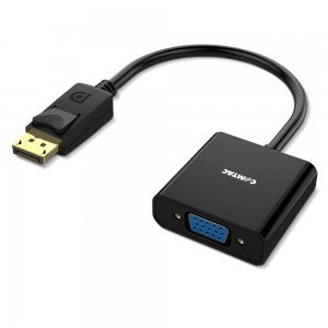 Conversor DisplayPort para VGA Full HD - 15 cm