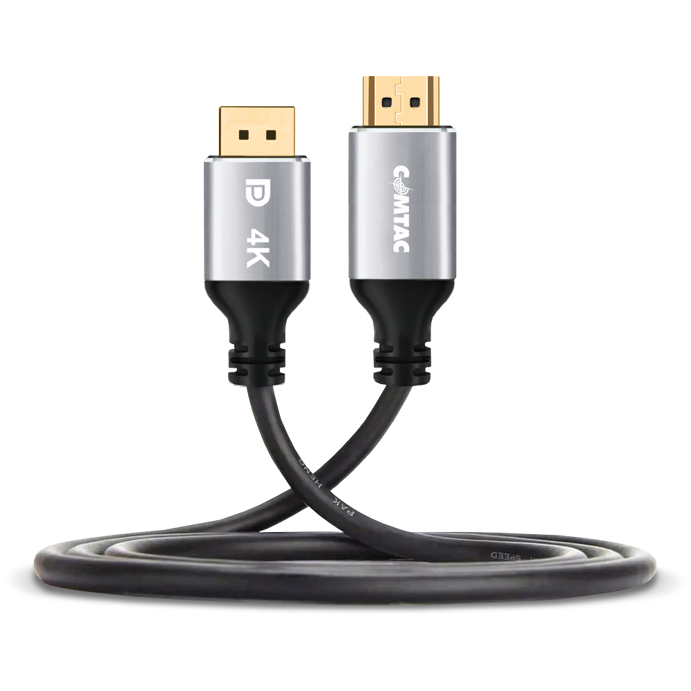 Thumbnail 4 do Cabo DisplayPort para HDMI 4K com Condutor de Cobre e Conector de Metal - 1 metro