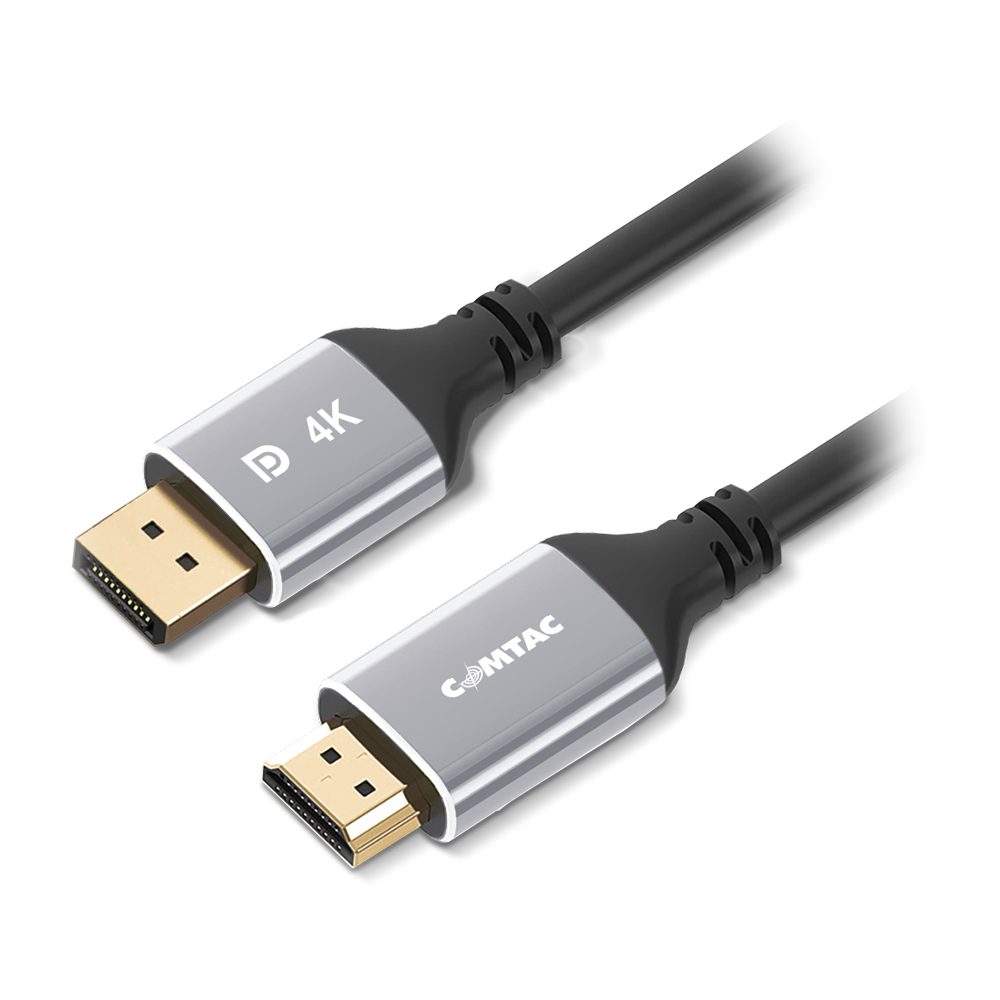 Thumbnail 3 do Cabo DisplayPort para HDMI 4K com Condutor de Cobre e Conector de Metal - 2 metros