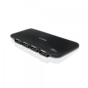 Hub USB 7 portas Slim Preto