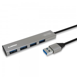 Hub USB 3.2 Gen 1 - 4 Portas - Linha Aluminium Comtac