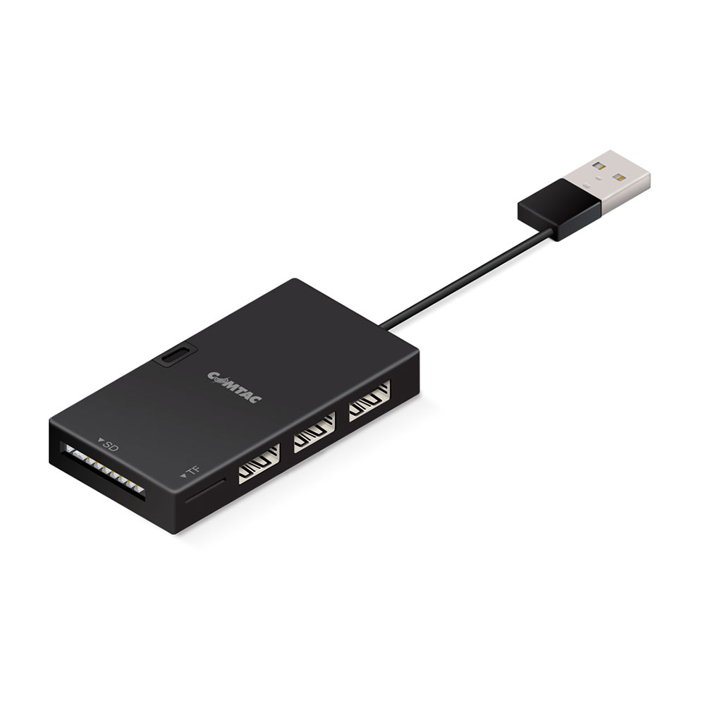 Thumbnail 1 do Combo Slim Plus - Hub USB, Leitor de Cartões e Carregador Micro USB
