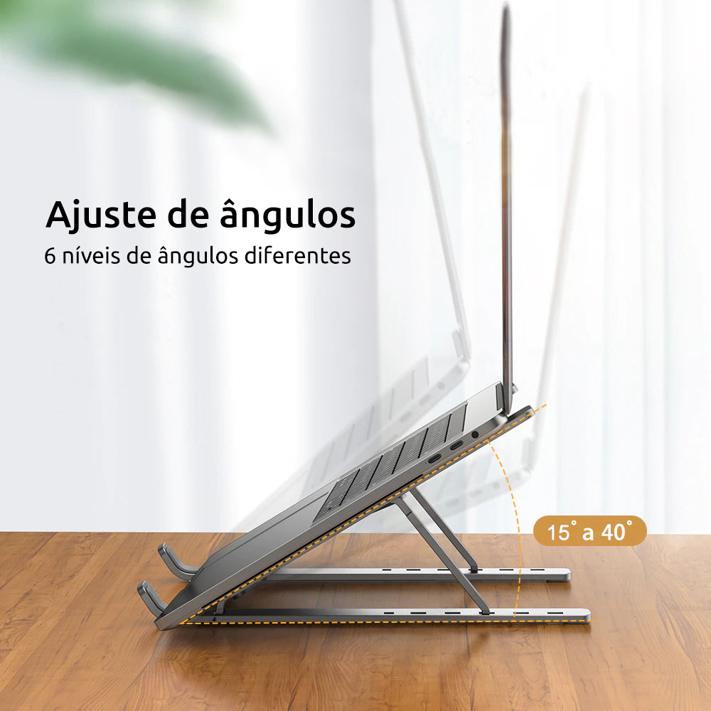 Thumbnail 3 do Suporte Para Notebook Ajustável Em Alumínio