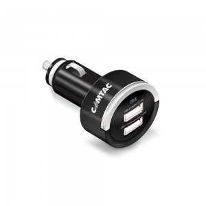 Mini Carregador USB Veicular - 2 portas