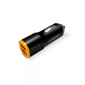 Mini carregador USB veicular -  2 portas 2.1 Amp