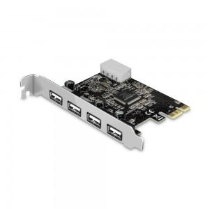 Placa PCI-e USB 2.0 - 4 portas