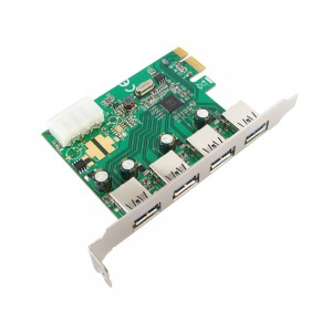 Placa PCI-Express USB 3.0 - 4 Portas