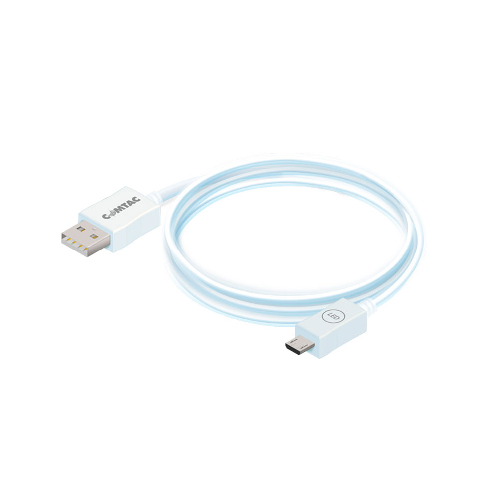 Thumbnail 1 do Cabo USB 2.0 para micro USB 2.0 com LED - 1 metro