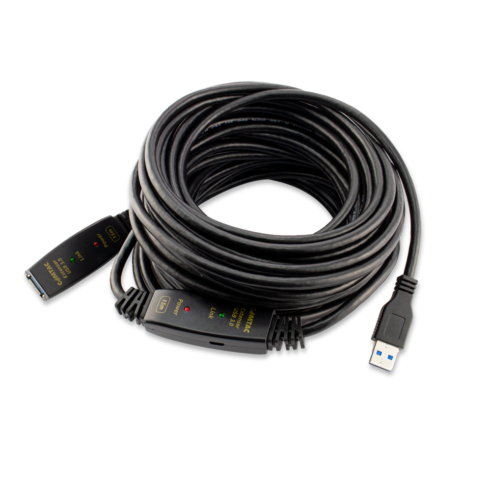 Thumbnail 3 do Cabo Extensor USB 3.0 AM AF com Amplificadores de Sinais 15 metros