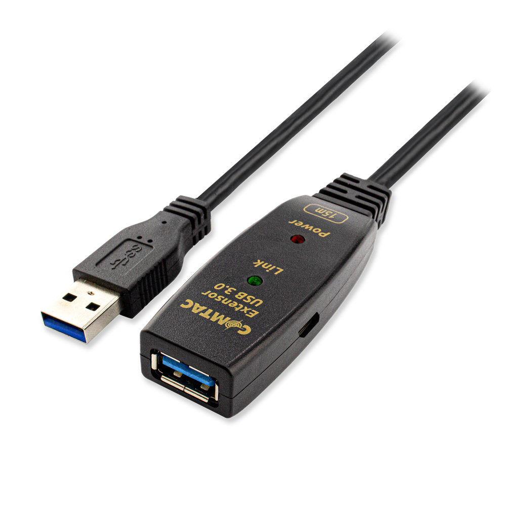 Thumbnail 2 do Cabo Extensor USB 3.0 AM AF com Amplificadores de Sinais 15 metros