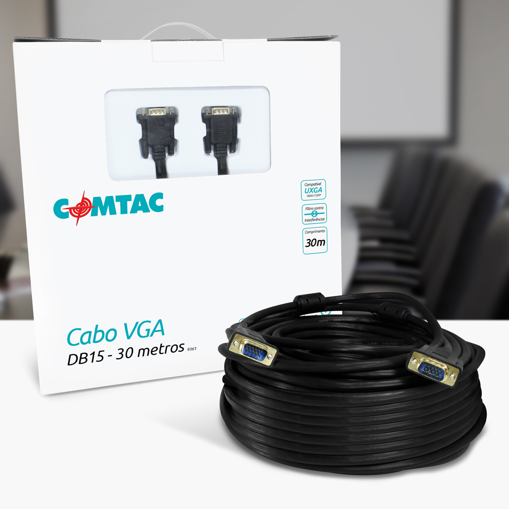 Thumbnail 2 do Cabo VGA DB15 - 30 metros