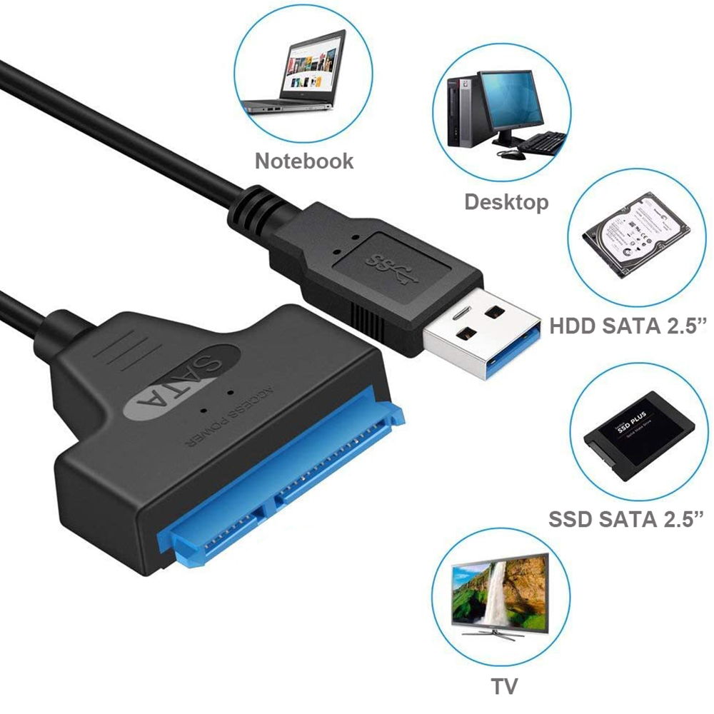 Thumbnail 6 do Cabo Conversor USB 3.0 Para SATA HDD SSD 2.5